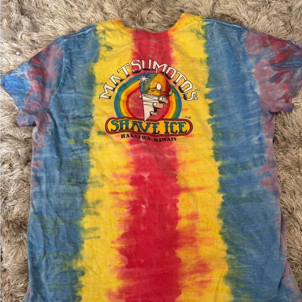 Tie-Dye T-Shirt in Pink and Yellow
